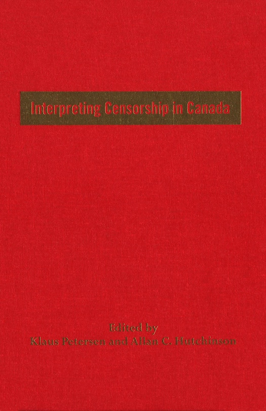 Couverture_Interpreting Censorship in Canada