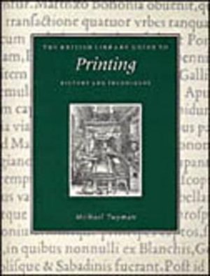 Front cover_The British Library Guide to Printing