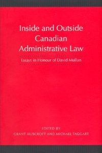 Front cover_Inside and Outside Canadian Administrative Law