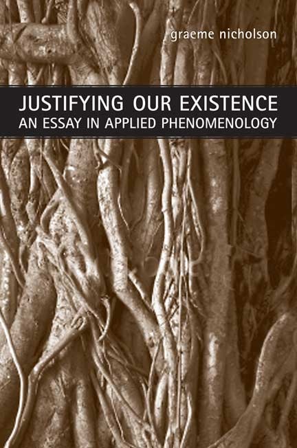 Front cover_Justifying Our Existence