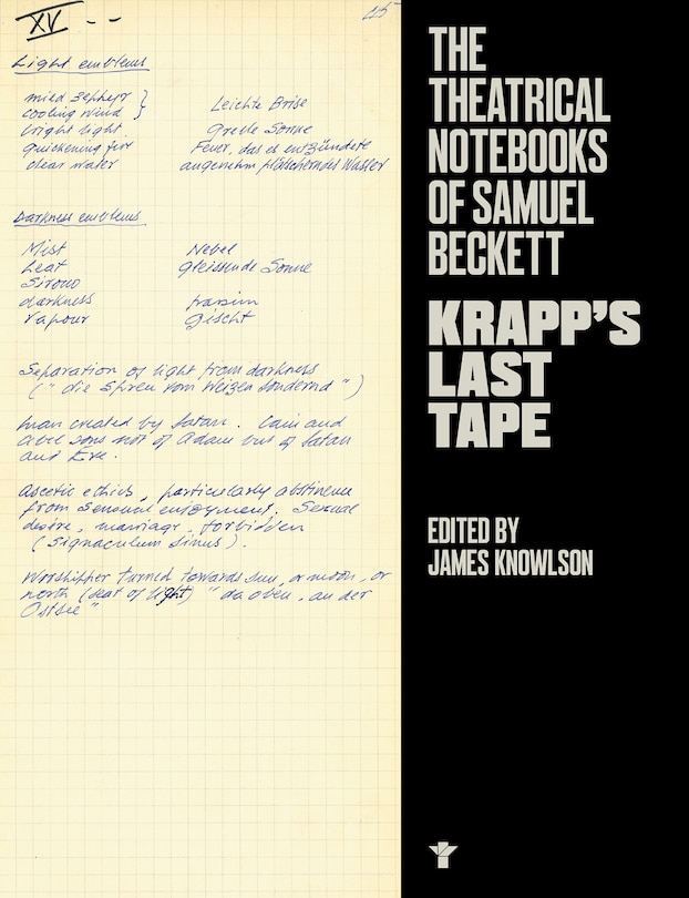 Front cover_Krapp's Last Tape: Theatrical Notebooks