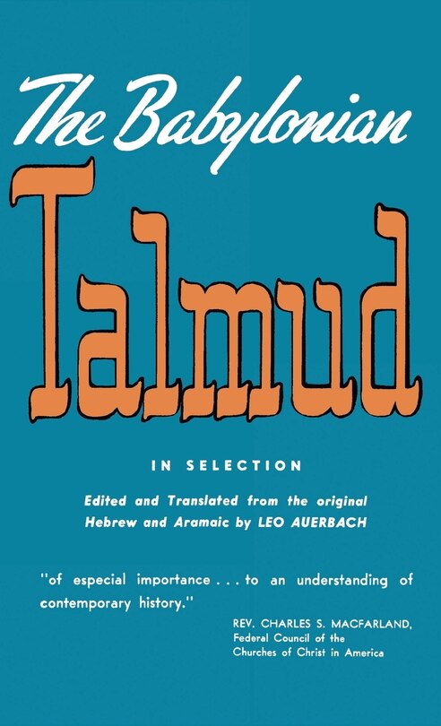 Couverture_Babylonian Talmud