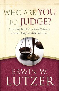 Front cover_Who Are You to Judge?