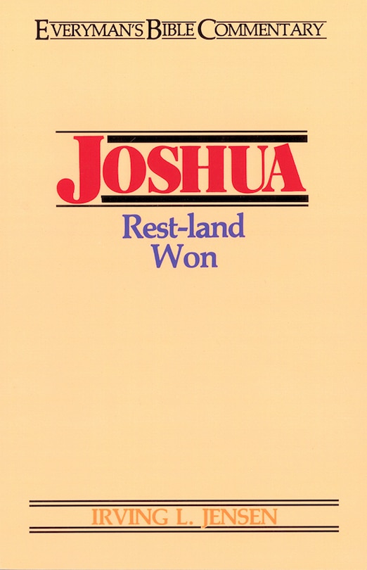Front cover_Joshua- Everyman's Bible Commentary