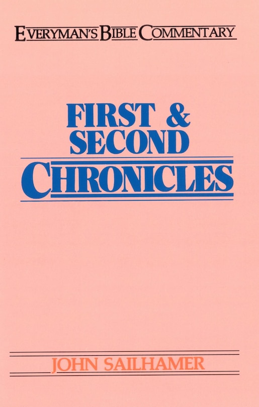 Front cover_First & Second Chronicles- Everyman's Bible Commentary