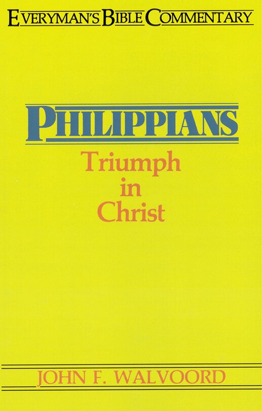 Front cover_Philippians - Everyman's Bible Commentary