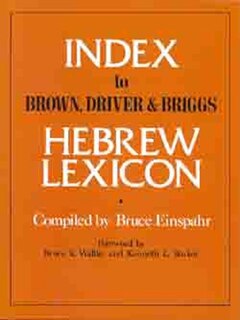 Index to Brown, Driver, & Briggs Hebrew Lexicon