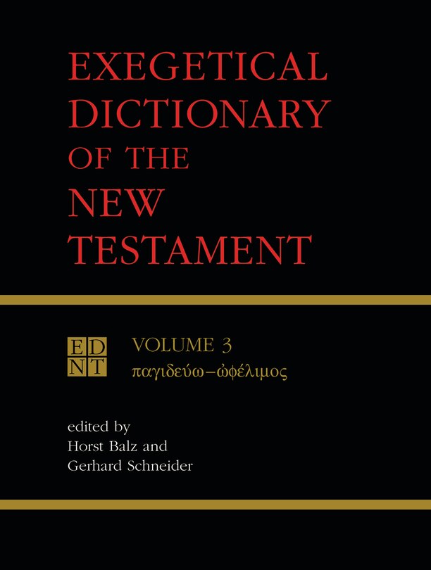 Front cover_Exegetical Dictionary of the New Testament, Vol. 3