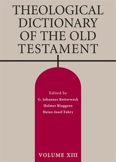Theological Dictionary of the Old Testament, Volume XIII image number 0