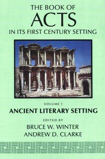 Front cover_The Book of Acts in Its Ancient Literary Setting