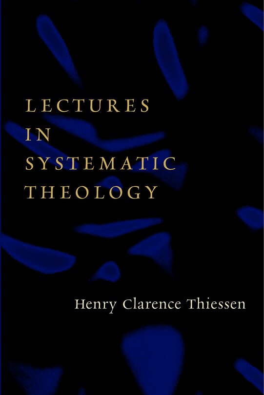 Front cover_Lectures in Systematic Theology