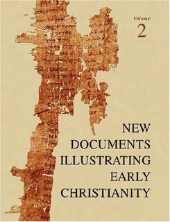 Front cover_New Documents Illustrating Early Christianity, 2