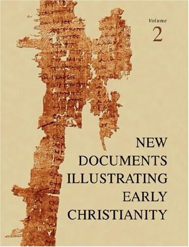 Front cover_New Documents Illustrating Early Christianity, 2