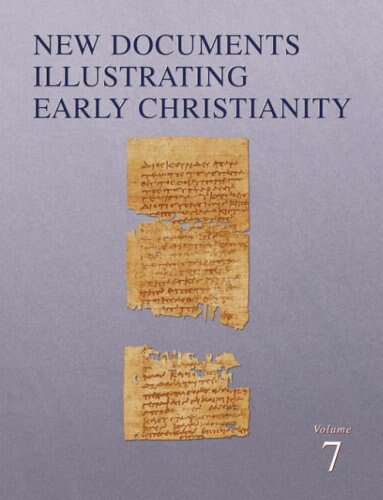 Front cover_New Documents Illustrating Early Christianity, 7