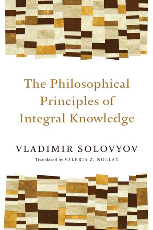 Couverture_THE PHILOSOPHICAL PRINCIPLES OF INTEGRAL KNOWLEDGE