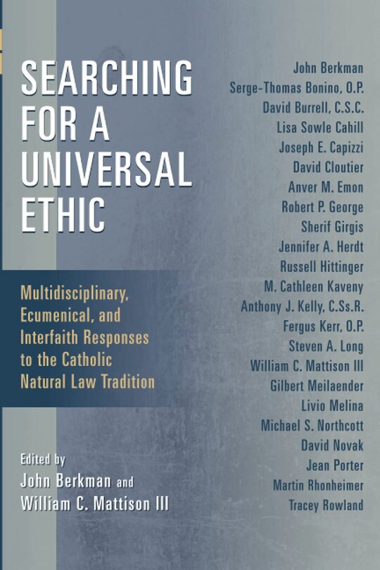 Couverture_Searching For A Universal Ethic