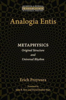 Front cover_Analogia Entis: Metaphysics