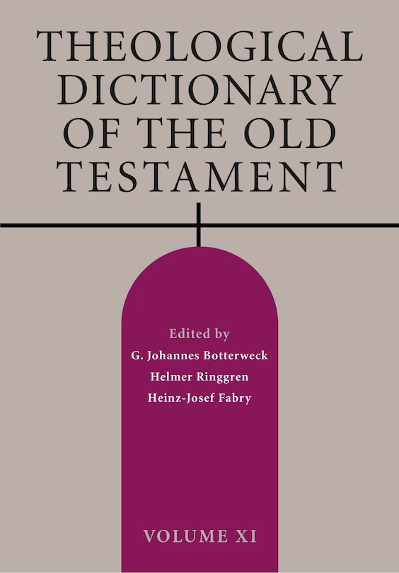 Front cover_Theological Dictionary of the Old Testament, Volume XI