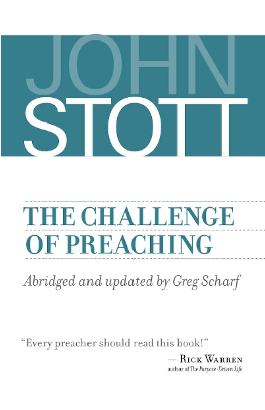 Front cover_The Challenge Of Preaching
