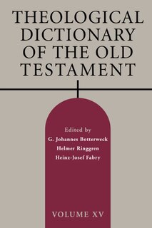 Front cover_Theological Dictionary of the Old Testament, Volume XV