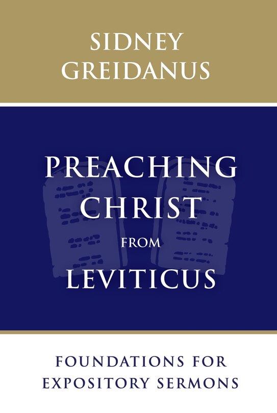 Couverture_Preaching Christ From Leviticus