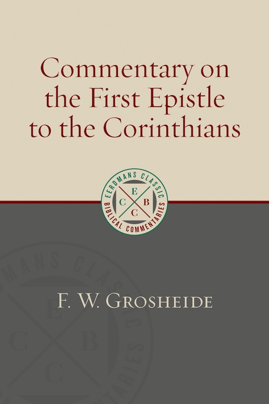 Front cover_Commentary on the First Epistle to the Corinthians