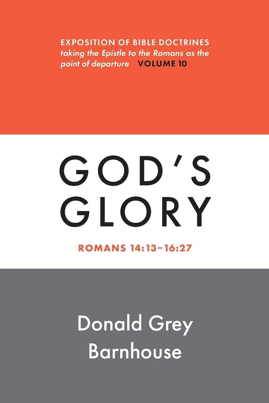 Front cover_Romans, vol 10: God's Glory