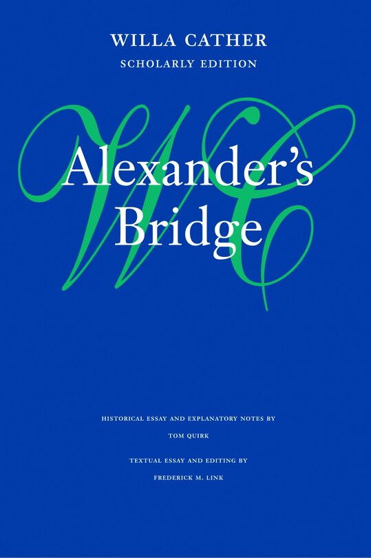 Front cover_Alexander's Bridge