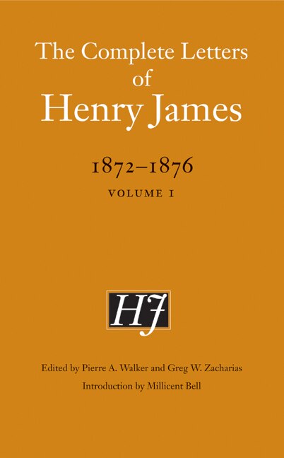 Front cover_The Complete Letters of Henry James, 1872-1876