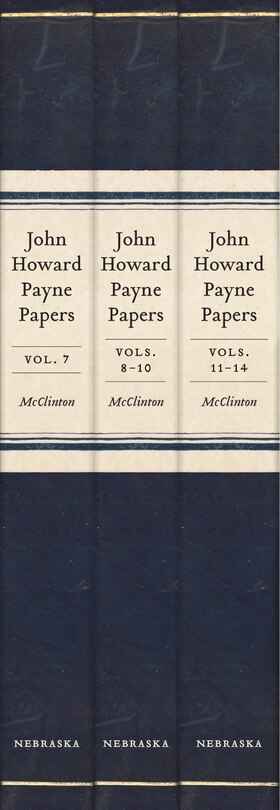 Front cover_John Howard Payne Papers, 3-volume Set