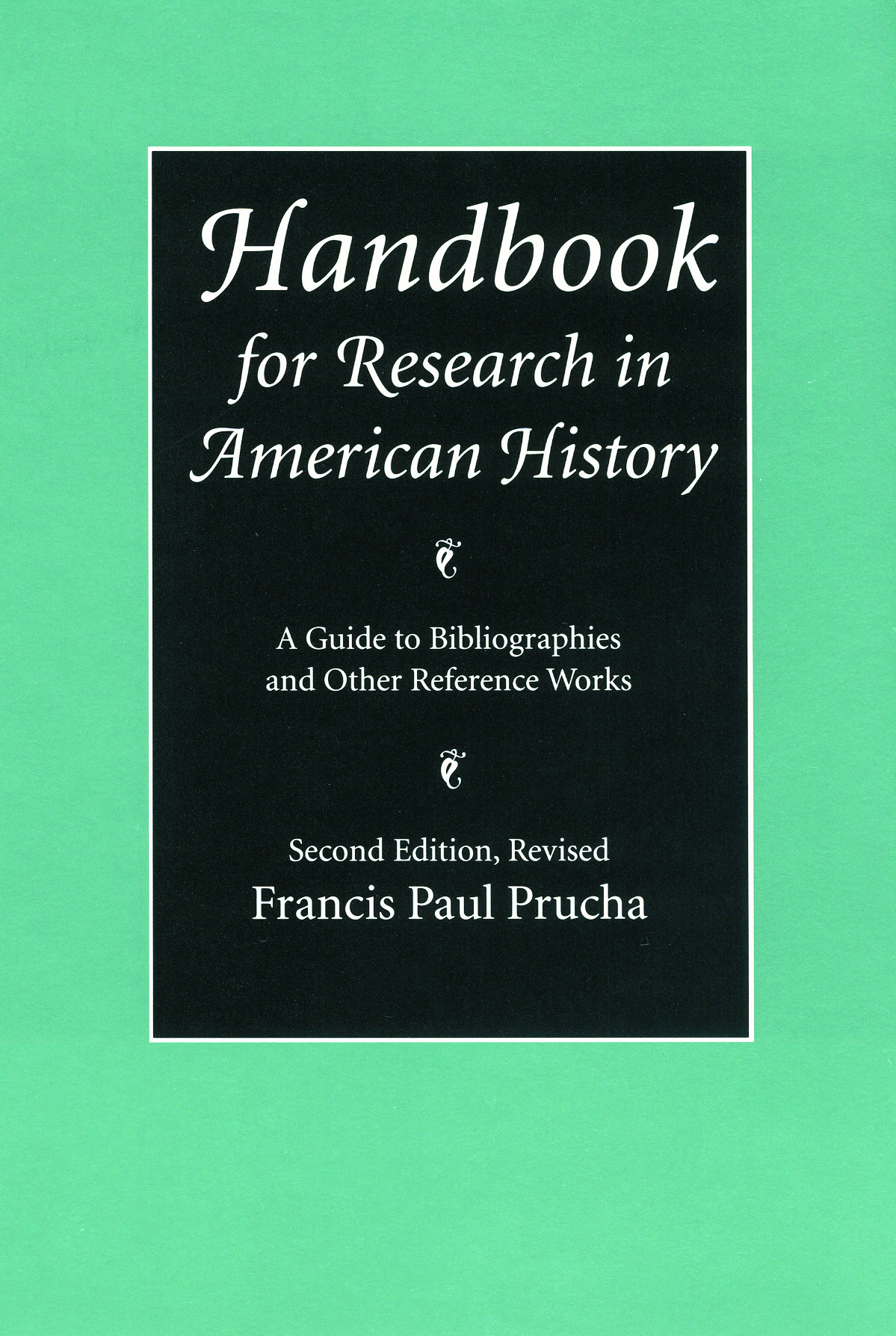 Couverture_Handbook for Research in American History