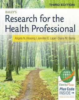 Front cover_Bailey's Research for the Health Professional