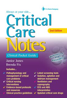 Couverture_Critical Care Notes