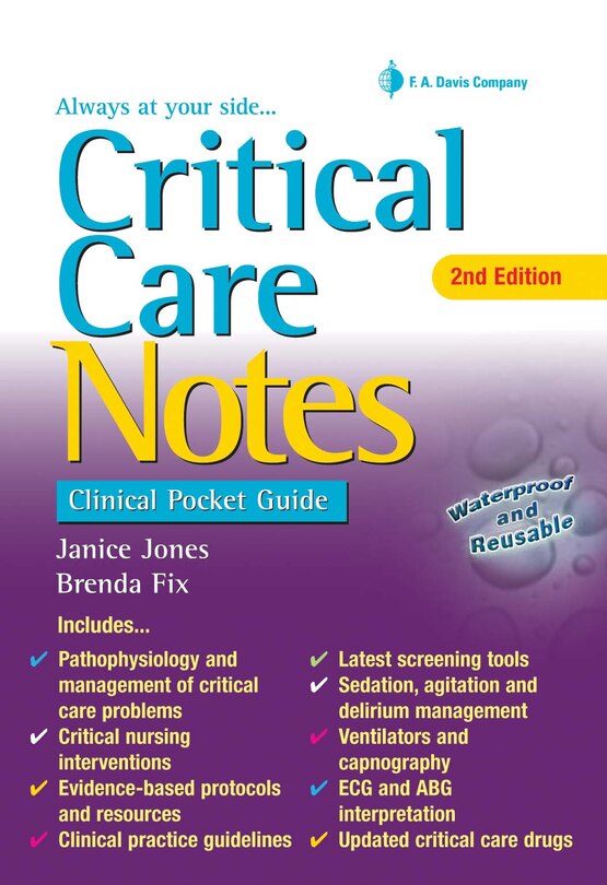 Couverture_Critical Care Notes
