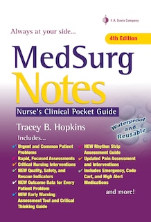 Front cover_Medsurg Notes