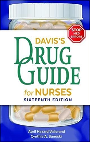 Front cover_Davis's Drug Guide For Nurses