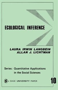 Front cover_Ecological Inference