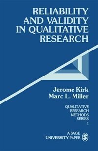 Couverture_Reliability And Validity In Qualitative Research