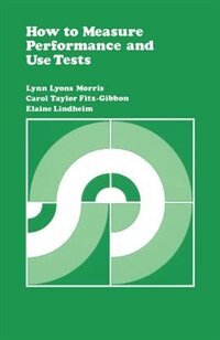Front cover_How to Measure Performance and Use Tests