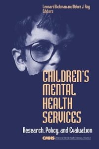 Couverture_Children's Mental Health Services
