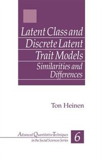 Couverture_Latent Class And Discrete Latent Trait Models