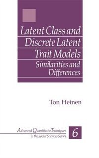 Couverture_Latent Class And Discrete Latent Trait Models