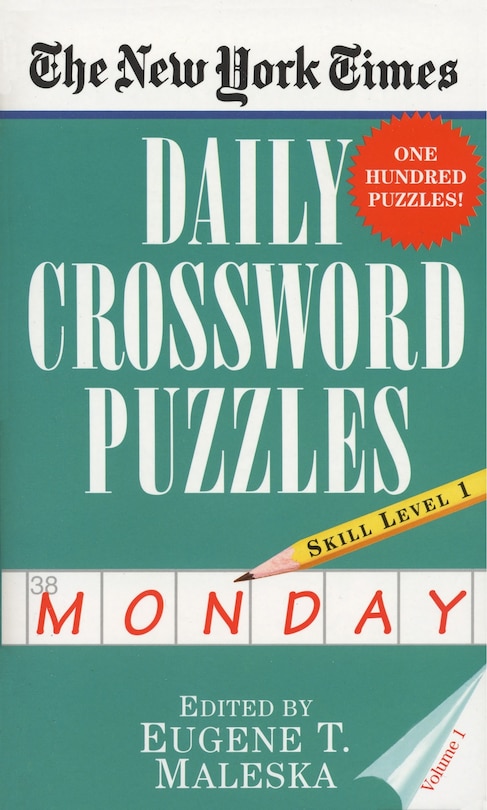 Front cover_The New York Times Daily Crossword Puzzles (monday), Volume I
