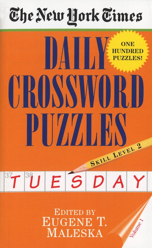 Front cover_New York Times Daily Crossword Puzzles (Tuesday), Volume I