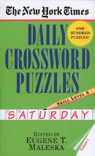 Couverture_The New York Times Daily Crossword Puzzles: Saturday, Volume 1
