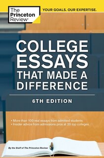 Front cover_College Essays That Made A Difference, 6th Edition