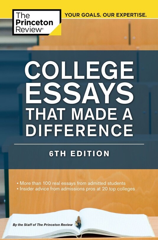Front cover_College Essays That Made A Difference, 6th Edition