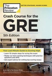 Couverture_Crash Course For The Gre, 5th Edition