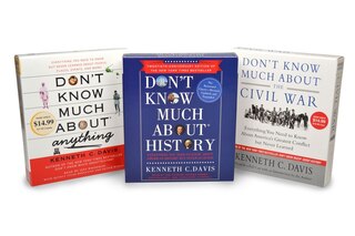 Kenneth C. Davis CD Audiobook Bundle: Don't Know Much About the Civil War; Don't Know Much About History, Anniversary Edition; Don't Know Much About Anything