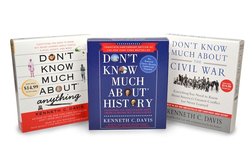 Kenneth C. Davis CD Audiobook Bundle: Don't Know Much About the Civil War; Don't Know Much About History, Anniversary Edition; Don't Know Much About Anything